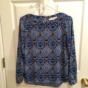 Loft colorful Blouse worn once.